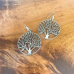 Beautiful tree of life drop earrings.
